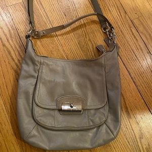 Coach Taupe Kristin Shoulder Bag